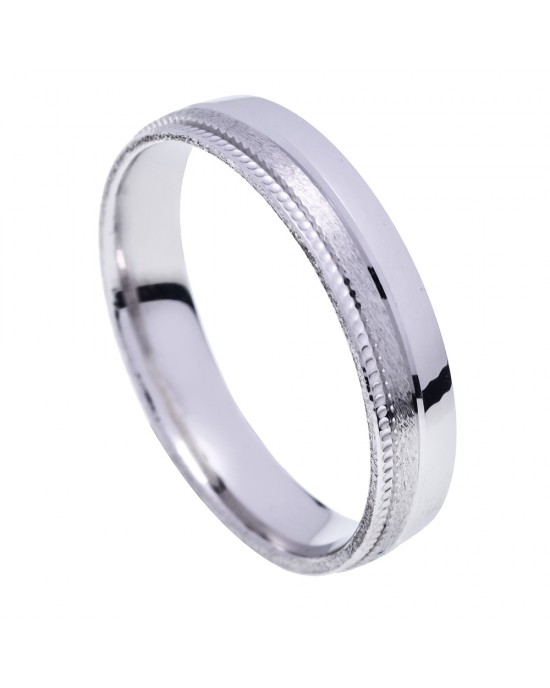 Wedding Rings "Stergiadis" 20-13 white gold 9k, 14k or 18k 4.50mm