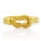 Hercules and-woven bracelet in 18k yellow gold. 