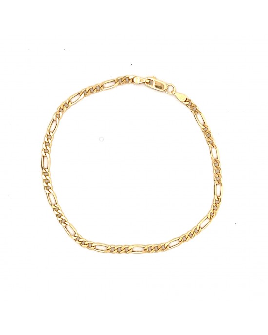Figaro bracelet in 14k Gold 