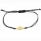 Evil-eye Cord Bracelet in 14k Gold