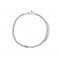 Men's Byzantine chain bracelet in platinum-plated 925 silver