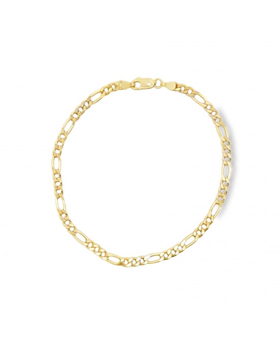  Figaro αλυσίδα χεριού, χρυσό Κ14