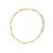 Figaro chain bracelet in 14k gold 