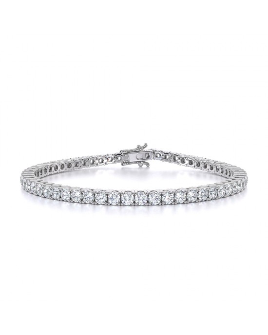 18K white gold tennis bracelet with Lab-Grown diamonds 4.88ct Tennis bracelet with Lab-Grown diamonds 4.88ct in 18K white gold