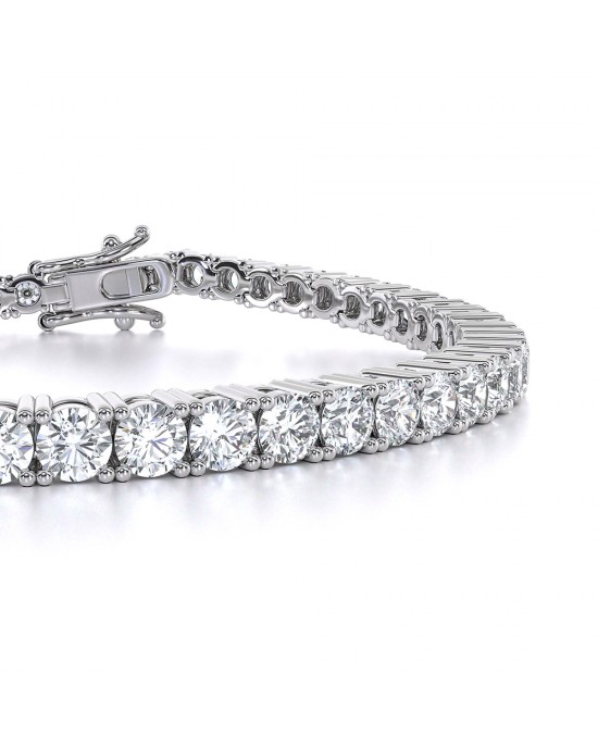 18K white gold tennis bracelet with Lab-Grown diamonds 5.60ct Tennis bracelet with Lab-Grown diamonds 5.60ct in 18K white gold
