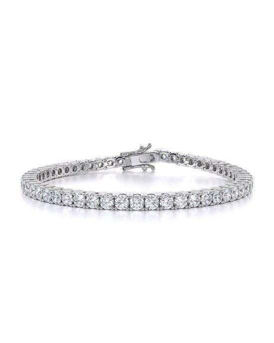 18K white gold tennis bracelet with Lab-Grown diamonds 5.60ct Tennis bracelet with Lab-Grown diamonds 5.60ct in 18K white gold