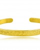 Greca cuff bracelet in gold-plated sterling silver 925°
