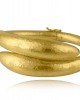 K18 Gold Bracelet Hammered