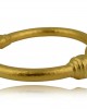 Βραχιόλι χειροπέδα σφυρήλατο αρχαϊκό από χρυσό Κ18