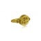 Archaic "Daisy" seal ring in 925° gold plated sterling silver