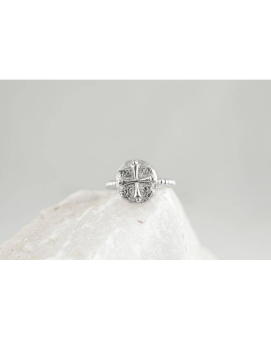 Ring in Rhodium Plated Sterling Silver 925°