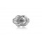Δαχτυλίδι "Κόμπος του Ηρακλέως" από επιροδιωμένο ασήμι 925°