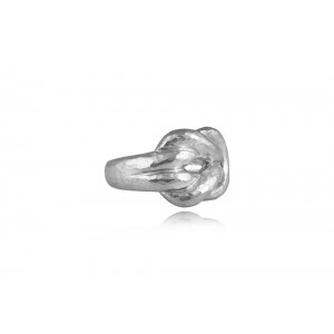"Hercules Knot" Ring in 925° sterling silver rhodium plated "Hercules Knot" Ring in 925° sterling silver rhodium plated
