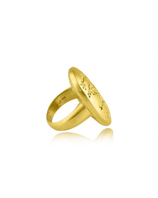Ring in Gold Plated Sterling Silver 925°