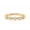  Half Alternative Eternity Ring with Lab-Grown Diamonds in 18K Gold 