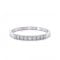 Diamond eternity ring in 18k white gold 