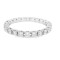 Εternity diamond ring 1.02ct in 18k white gold 