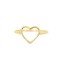 Heart ring in 14k gold