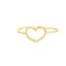 Heart ring in 14k gold