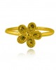 Δαχτυλίδι μαργαρίτα από χρυσό Κ18