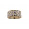 Eternity ring with diamond 0.85ct in 18k yellow gold