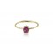Ruby ring in 14k gold