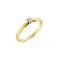 Diamond Engagement Ring in 18k Gold 0.07ct