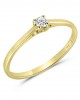 Diamond Engagement Ring in 18k gold 0.07ct