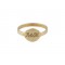 Chevalier ring in 14k gold