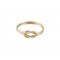 Δαχτυλίδι "Κόμπος του Ηρακλέους" από χρυσό Κ14