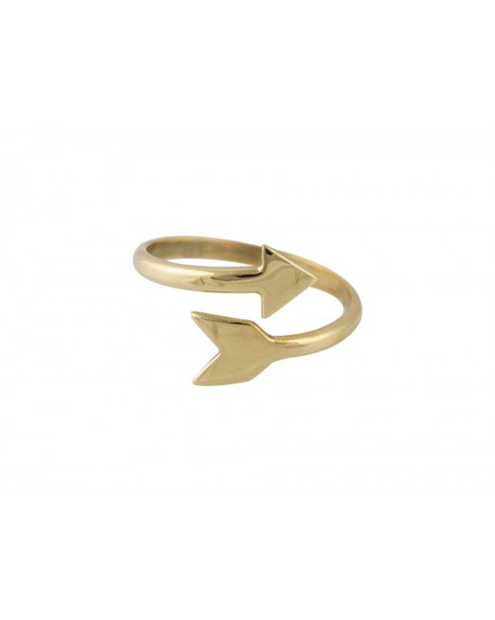 Δαχτυλίδι βέλος από χρυσό Κ14