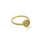 Βυζαντινό δαχτυλίδι από χρυσό Κ18 με μπριγιάν