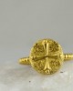 Βυζαντινό Δαχτυλίδι Κωνσταντινάτο από επιχρυσωμένο ασήμι 925°