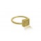 Βυζαντινό δαχτυλίδι με τεχνική κοκκίδωσης από χρυσό Κ18 και διαμάντι