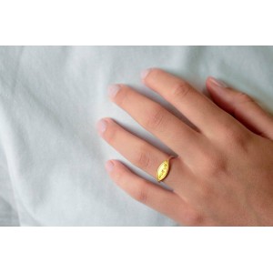 Archaic Doron Ring in 925° Gold Plated Sterling Silver Archaic Doron Ring in 925° Gold Plated Sterling Silver