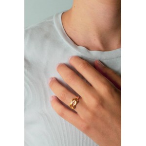 Δαχτυλίδι "Ο Κόμπος του Ηρακλέους" από χρυσό Κ18