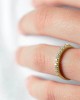 Δαχτυλίδι σειρέ από χρυσο Κ18 και διαμάντια