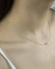Knot necklace n 14k gold