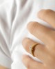 Μονόπετρο δαχτυλίδι από κίτρινο χρυσό Κ18 με διαμάντι 0.17ct