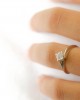 Μονόπετρο δαχτυλίδι φλόγα από λευκόχρυσο Κ18 με διαμάντι μπριγιάν 0.50ct με πιστοποιητικό HRD