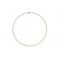 Round pearl necklace in 14k gold