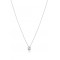 Necklace with diamond 0.05ct in 14K white gold 