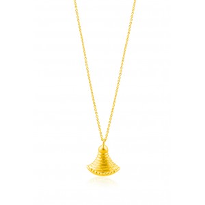 Papyrus blossom necklace in 18k gold