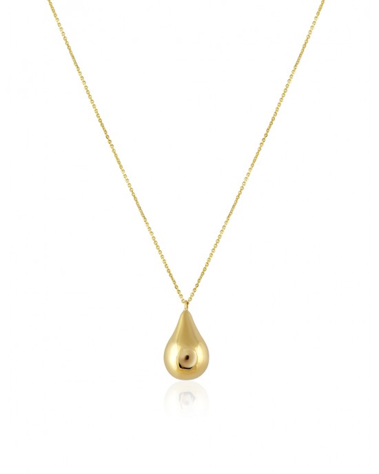 Raindrop necklace in 18k gold