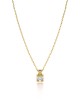 Necklace with diamond in 18k gold 