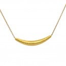  Σφυρήλατο Αρχαϊκό κολιέ από Χρυσό Κ18