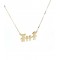 Family necklace in 14K gold