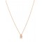 Diamond necklace in 18k rose gold