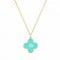 Cross necklace with diamonds in 14k gold, Ekan 