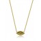 "Little Eye" Necklace with diamond in 18K Gold 